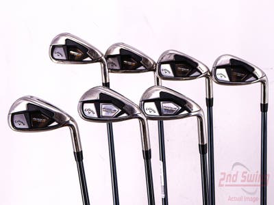 Callaway Rogue ST Max Iron Set 6-PW AW GW UST Mamiya Recoil 75 Dart Graphite Regular Right Handed 37.25in