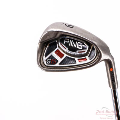 Ping G15 Single Iron 9 Iron Ping AWT Steel Regular Right Handed Orange Dot 35.75in