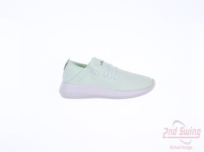 New Womens Golf Shoe Peter Millar Sneaker 9.5 White/Green Mint MSRP $155 LS21EF01