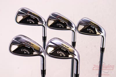 Callaway Apex DCB 21 Iron Set 7-PW AW UST Mamiya Recoil 65 Dart Graphite Senior Right Handed 35.5in