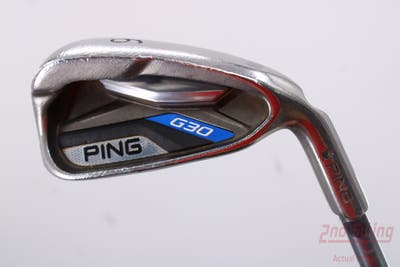 Ping G30 Single Iron 6 Iron Ping TFC 419i Graphite Stiff Right Handed Black Dot 38.0in
