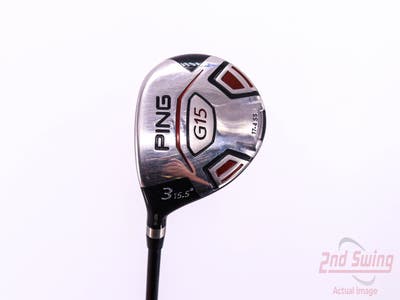 Ping G15 Fairway Wood 3 Wood 3W 15.5° Grafalloy ProLaunch Red Graphite Regular Left Handed 43.0in
