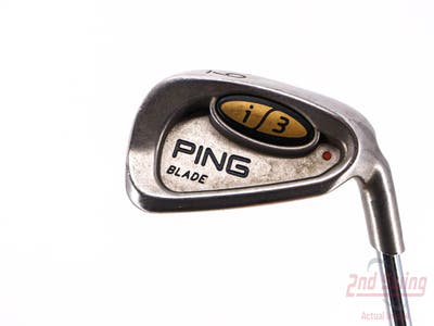 Ping i3 Blade Single Iron 9 Iron Stock Steel Shaft Steel Regular Right Handed Red dot 36.5in