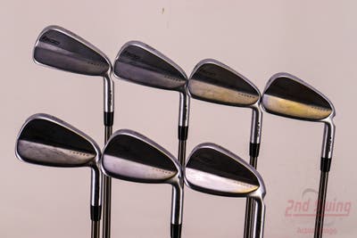 Ping i500 Iron Set 4-PW Aerotech SteelFiber i95 Graphite Stiff Right Handed Black Dot 38.25in