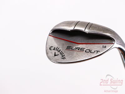 Callaway Sure Out Wedge Lob LW 58° FST KBS Wedge 90 Steel Wedge Flex Right Handed 35.0in