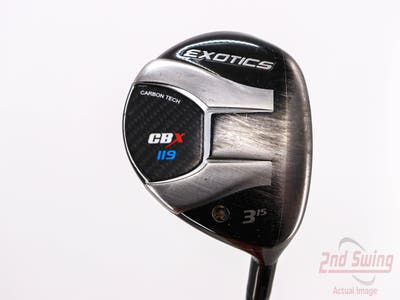 Tour Edge Exotics CBX 119 Fairway Wood 3 Wood 3W 15° Project X Even Flow Blue 65 Graphite Regular Right Handed 43.0in