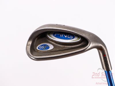 Ping G5 Ladies Wedge Sand SW Stock Graphite Shaft Graphite Ladies Right Handed Red dot 34.75in