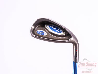 Ping G5 Ladies Single Iron 9 Iron Stock Graphite Shaft Graphite Ladies Right Handed Red dot 35.25in