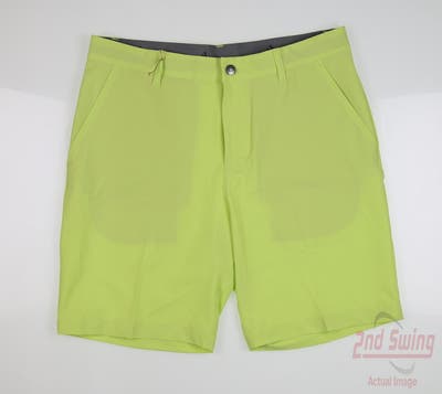 New Mens Adidas Ultimate365 Shorts 42 Pulse Lime MSRP $65