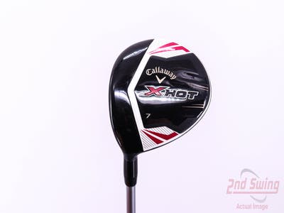 Callaway X2 Hot Womens Fairway Wood 7 Wood 7W Project X PXv Graphite Ladies Left Handed 41.5in