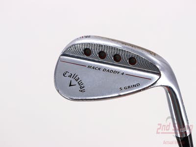 Callaway Mack Daddy 4 Chrome Wedge Sand SW 54° 10 Deg Bounce S Grind Dynamic Gold Tour Issue S200 Steel Wedge Flex Right Handed 35.0in
