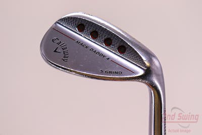 Callaway Mack Daddy 4 Chrome Wedge Lob LW 58° 10 Deg Bounce S Grind Dynamic Gold Tour Issue S200 Steel Wedge Flex Right Handed 35.25in