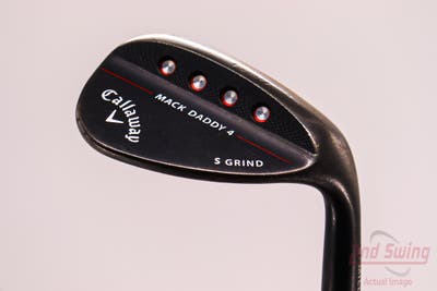 Callaway Mack Daddy 4 Black Wedge Lob LW 58° 10 Deg Bounce S Grind Dynamic Gold Tour Issue S200 115 Steel Stiff Right Handed 35.0in