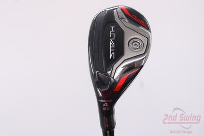 TaylorMade Stealth Plus Rescue Hybrid 4 Hybrid 22° PX HZRDUS Smoke Red RDX 70 Graphite Regular Left Handed 39.5in