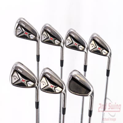 Callaway 2013 X Hot Pro Iron Set 4-PW FST KBS Tour Steel Stiff Right Handed 39.0in