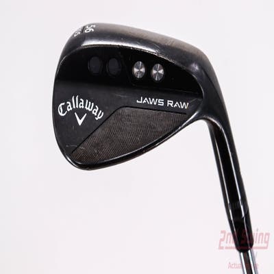 Callaway Jaws Raw Black Plasma Wedge Sand SW 56° 10 Deg Bounce S Grind Dynamic Gold Spinner TI Steel Wedge Flex Right Handed 35.0in