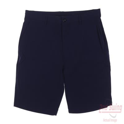 New Mens Straight Down All Day Shorts 36 Navy Blue MSRP $89
