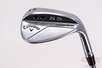Callaway Jaws Raw Chrome Wedge Sand SW 56° 12 Deg Bounce W Grind True Temper Dynamic Gold 105 Steel Regular Right Handed 35.5in