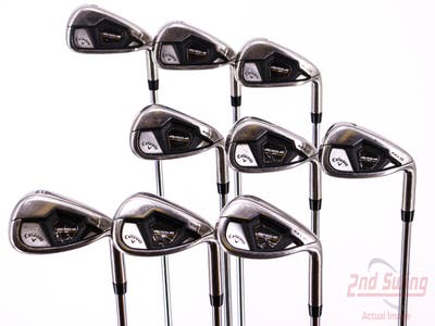 Callaway Rogue ST Max OS Iron Set 5-PW AW GW SW True Temper Elevate MPH 85 Steel Regular Right Handed 38.25in