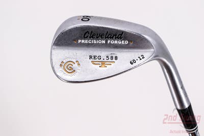 Cleveland 2012 588 Chrome Wedge Lob LW 60° 12 Deg Bounce True Temper Tour Concept Steel Wedge Flex Right Handed 35.5in