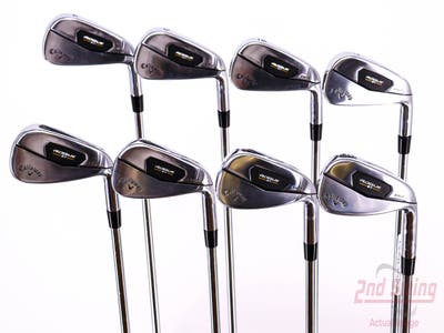 Callaway Rogue ST Pro Iron Set 4-PW GW Project X RIFLE 105 Flighted Steel Regular Right Handed 37.75in