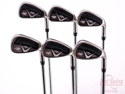 Callaway X2 Hot Iron Set 5-PW FST KBS Tour 120 Steel Stiff Right Handed 38.0in
