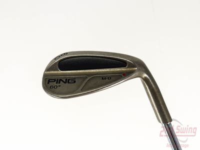 Ping MB Wedge Lob LW 60° Nippon NS Pro 950GH Steel Wedge Flex Right Handed Red dot 34.75in