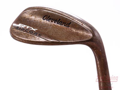 Cleveland RTX ZipCore Raw Wedge Sand SW 56° 10 Deg Bounce Dynamic Gold Tour Issue X100 Steel X-Stiff Right Handed 35.5in