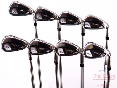 Callaway Rogue ST Max Iron Set 4-PW AW Aerotech SteelFiber fc90 Graphite Regular Right Handed 38.0in