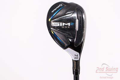 TaylorMade SIM2 MAX Rescue Hybrid 4 Hybrid 22° LAGP Tour AXS 65 Graphite Regular Right Handed 40.0in
