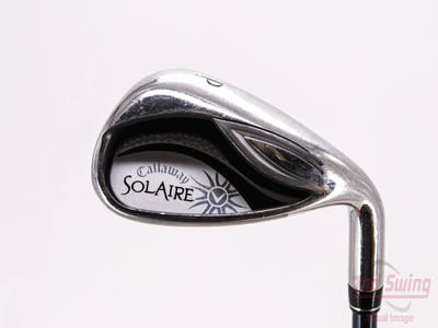 Callaway 2014 Solaire Single Iron Pitching Wedge PW Callaway Stock Graphite Graphite Ladies Right Handed 35.25in