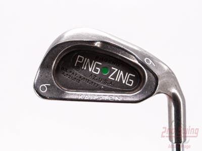 Ping Zing Single Iron 6 Iron Ping KT-M Steel Regular Right Handed Green Dot 38.0in