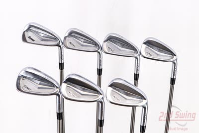 Ping i210 Iron Set 4-PW Aerotech SteelFiber i110cw Graphite Stiff Right Handed Blue Dot 39.0in