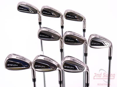 TaylorMade Stealth HD Iron Set 5-PW AW SW LW Stock Steel Shaft Steel Regular Right Handed 38.5in