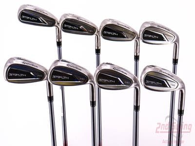 TaylorMade Stealth HD Iron Set 6-PW AW SW LW Fujikura Speeder NX 50 Graphite Regular Right Handed 37.75in