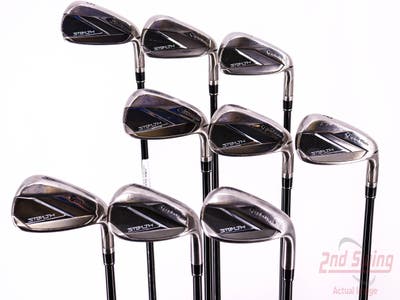 TaylorMade Stealth Iron Set 5-PW AW SW LW Fujikura Ventus Red 6 Graphite Regular Right Handed 38.5in
