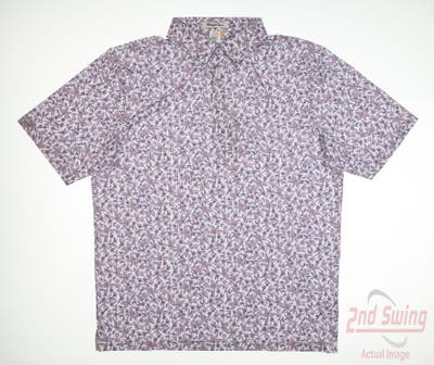 New Mens Straight Down Nuevo Pacifico Polo Large L Pink MSRP $96