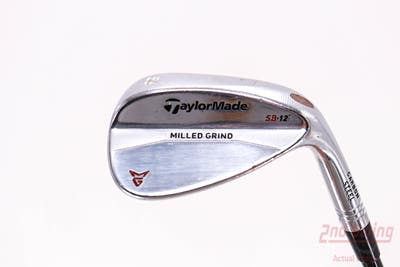 TaylorMade Milled Grind Satin Chrome Wedge Sand SW 56° 12 Deg Bounce Kuro Kage Graphite Wedge Flex Right Handed 35.5in
