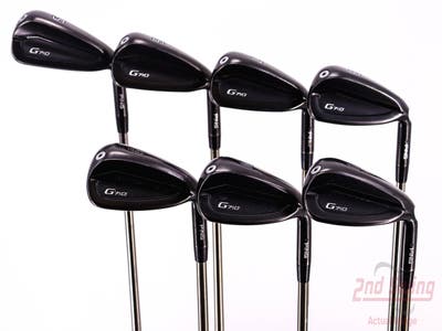 Ping G710 Iron Set 5-PW GW UST Recoil 780 ES SMACWRAP Graphite Regular Right Handed Black Dot 38.25in