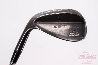 Cleveland CG12 Black Pearl Wedge Lob LW 60° 10 Deg Bounce Cleveland Traction Wedge Steel Wedge Flex Left Handed 35.75in
