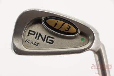 Ping i3 Blade Single Iron 2 Iron Ping JZ Steel Stiff Right Handed Green Dot 39.5in