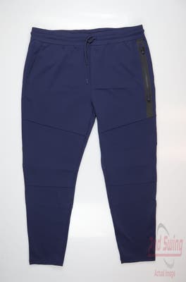 New W/ Logo Mens Greyson Pants X-Large XL x Navy Blue MSRP $175