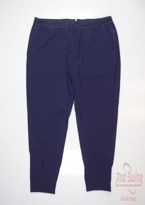 New W/ Logo Mens Greyson Pants X-Large XL x Navy Blue MSRP $165