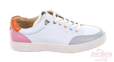 New Womens Golf Shoe Royal Albartross Fieldfox 7-7.5 White/Pink MSRP $300 10173