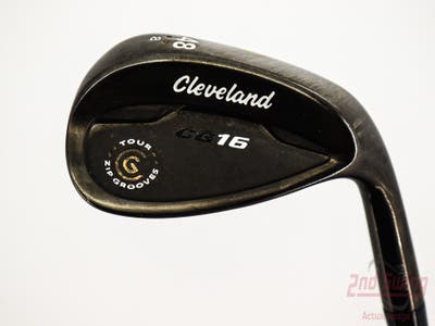 Cleveland CG16 Black Zip Groove Wedge Pitching Wedge PW 48° 8 Deg Bounce Cleveland Traction Wedge Steel Wedge Flex Right Handed 35.5in