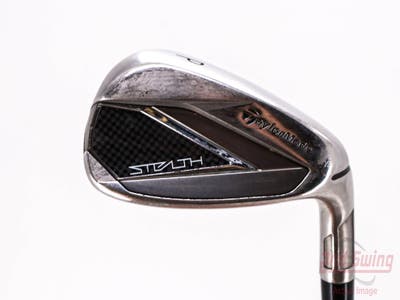 TaylorMade Stealth Single Iron Pitching Wedge PW FST KBS MAX 85 MT Steel Regular Right Handed 35.75in