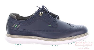New Mens Golf Shoe Footjoy 2021 Traditions Medium 9.5 Navy MSRP $130 57911