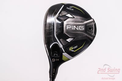 Ping G430 MAX Fairway Wood 9 Wood 9W 24° Project X EvenFlow Riptide 60 Graphite Stiff Left Handed 41.0in