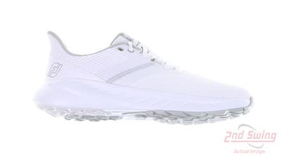 New Mens Golf Shoe Footjoy 2024 FJ Flex Medium 10 White MSRP $115 56286