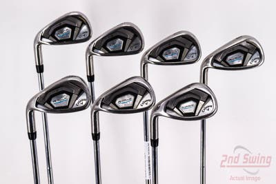 Callaway Rogue Iron Set 5-PW AW True Temper Dynamic Gold S300 Steel Stiff Left Handed 38.5in